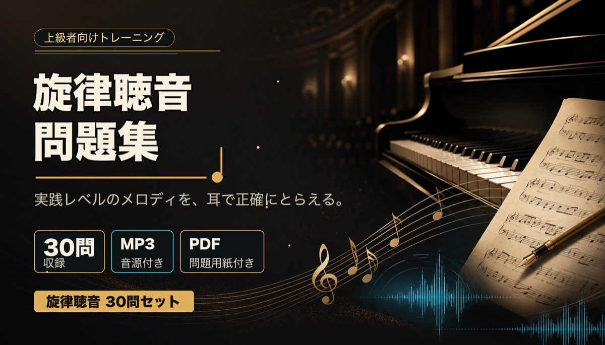 旋律聴音問題集〜上級編〜 30問セット